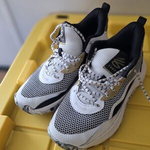 Under Armour Black and White Kids' Curry Basketball Sneakers